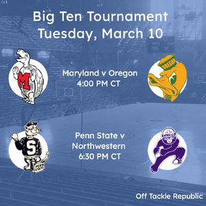 Big Ten Tournament, Day 1: Tuesday Shame Games!